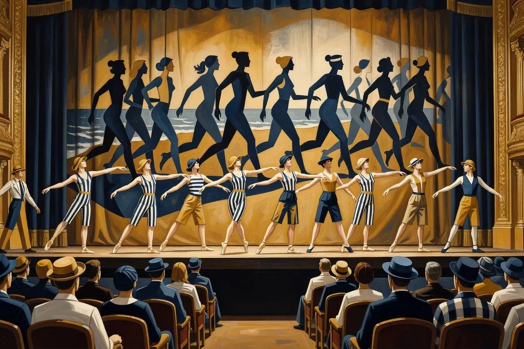 Salon parisien des années 1920 où se négociaient les collaborations artistiques entre mécènes, couturiers et impresarios des Ballets russes