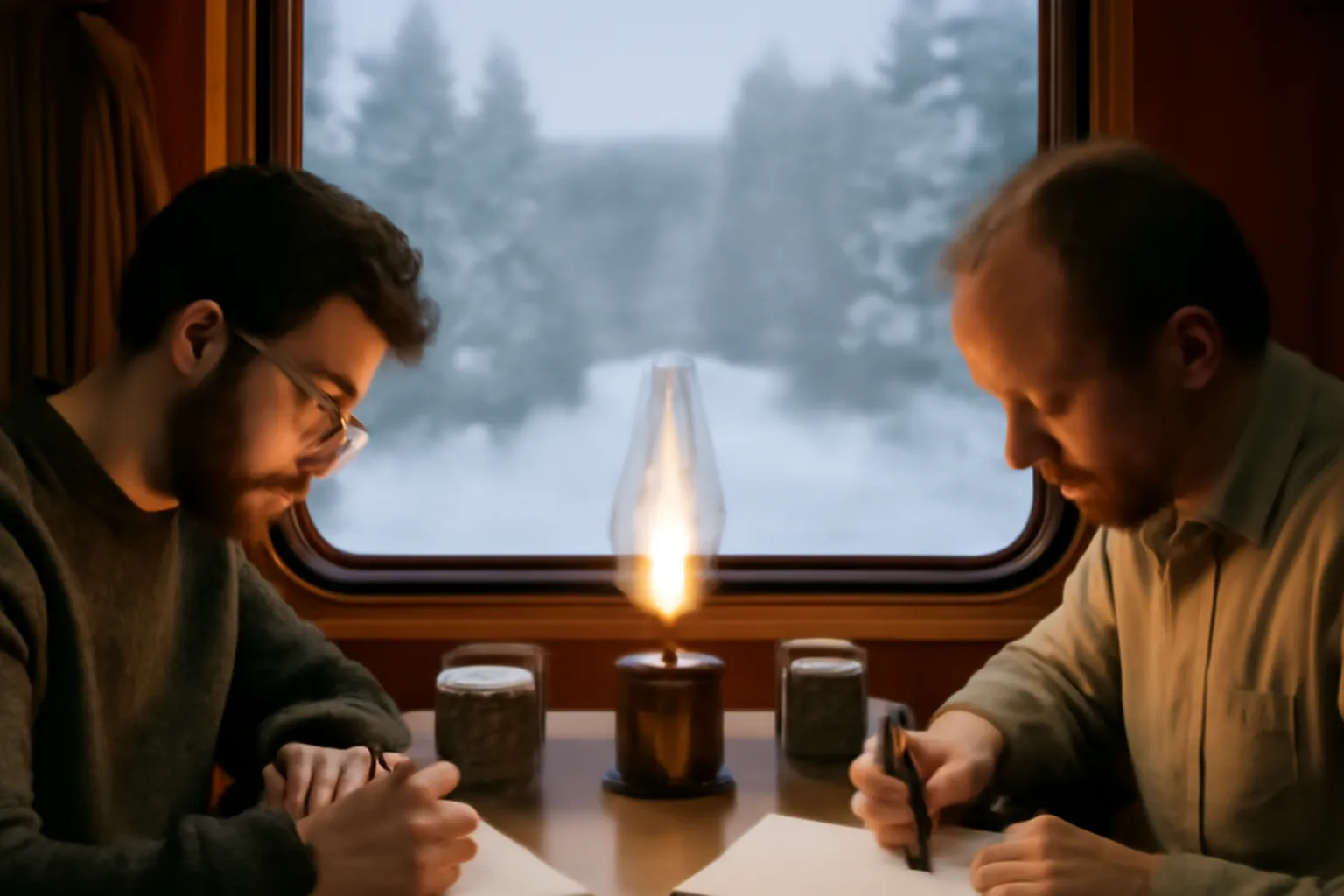 Illustration 1 — train des ecrivains